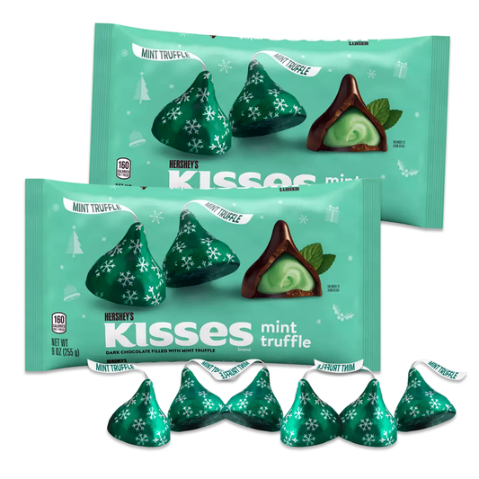 Hershey Kisses Mint Truffle Pack of 2