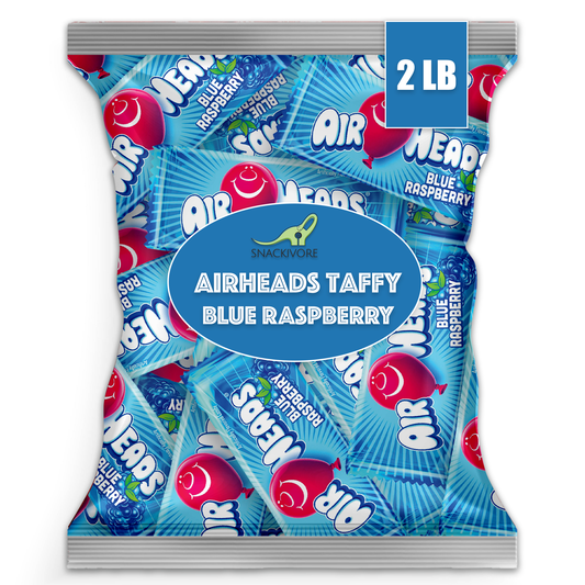 Airheads Taffy Blue Raspberry Bulk 2lb Bag