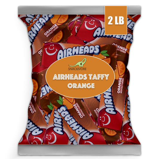 Airheads Taffy Orange Bulk 2lb Bag