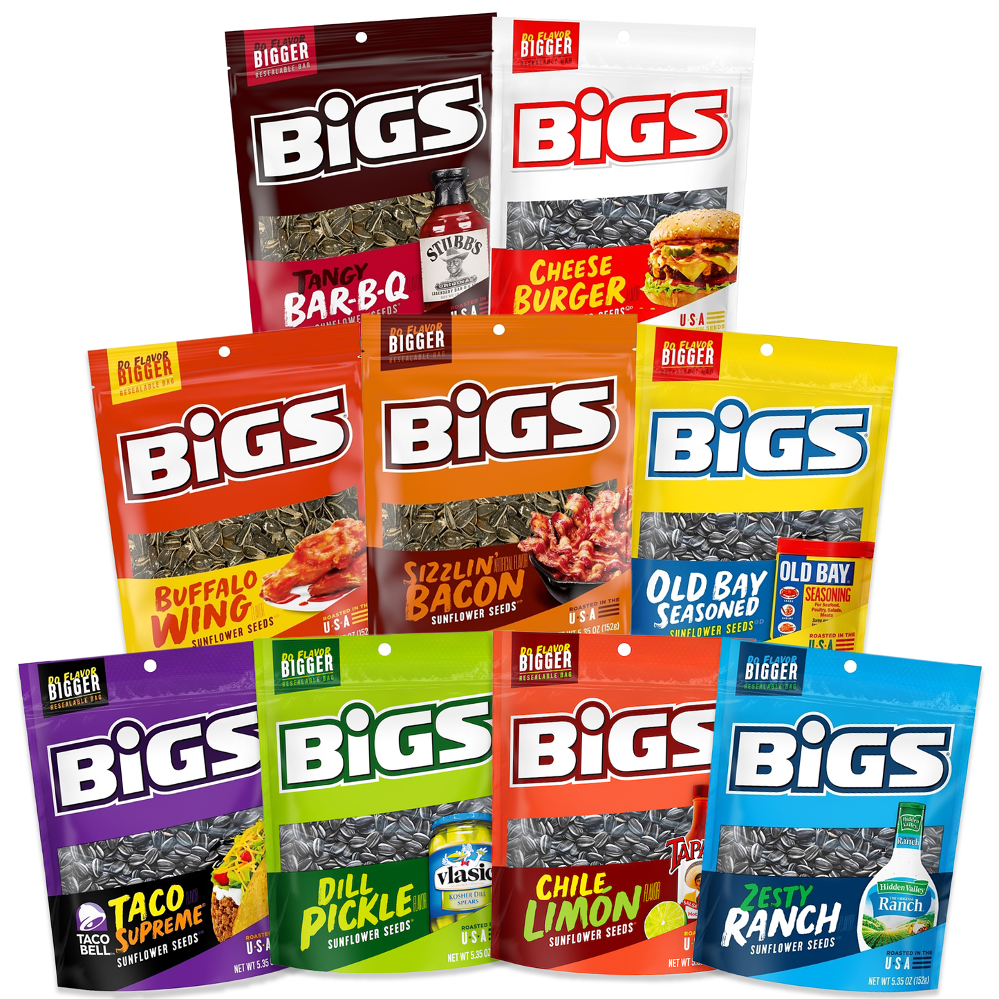 Bigs Sunflower Seeds Variety Pack, 9 Flavors