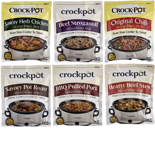 Crock Pot Seasoning Variety 6 Pack