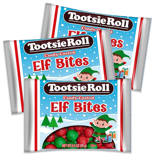 Tootsie Roll Elf Bites 3.5oz Pack of 3