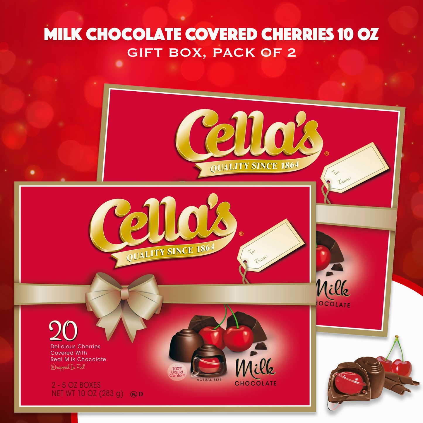 Cella's Gift Box 10 oz Pack of 2