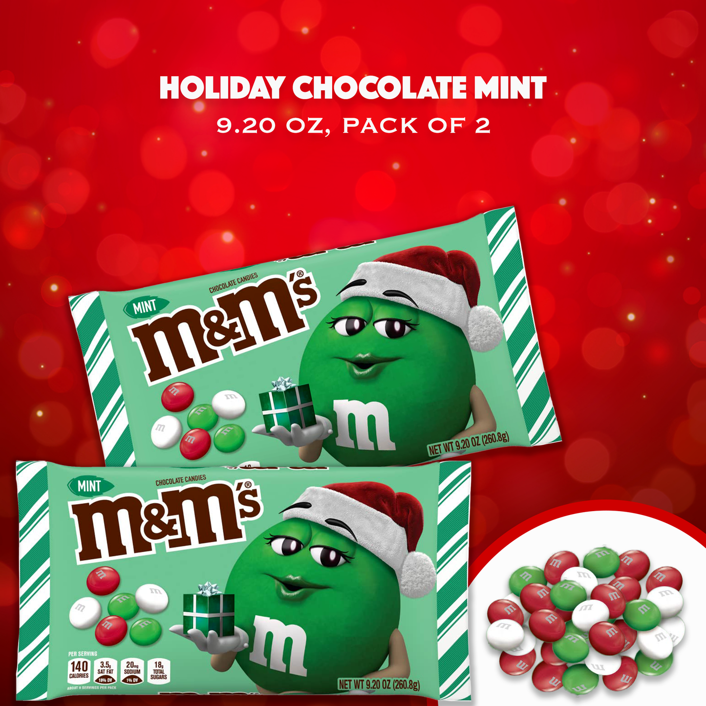 M&M Holiday Mint Pack of 2