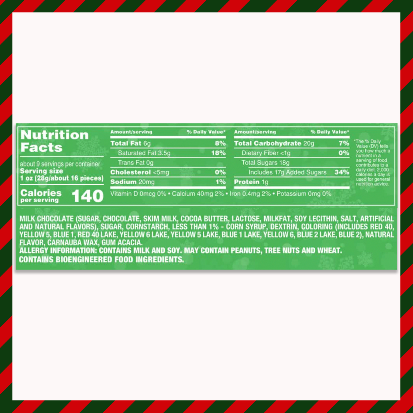 M&M Holiday Mint Pack of 2