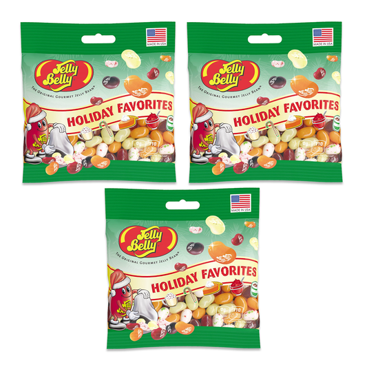 Jelly Belly Holiday Favorites 3.5oz Pack of 3