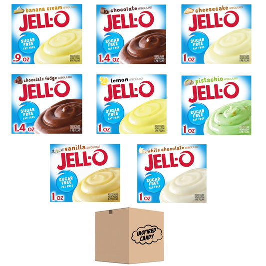 Jell-O Sugar Free Pudding Variety 8 Pack