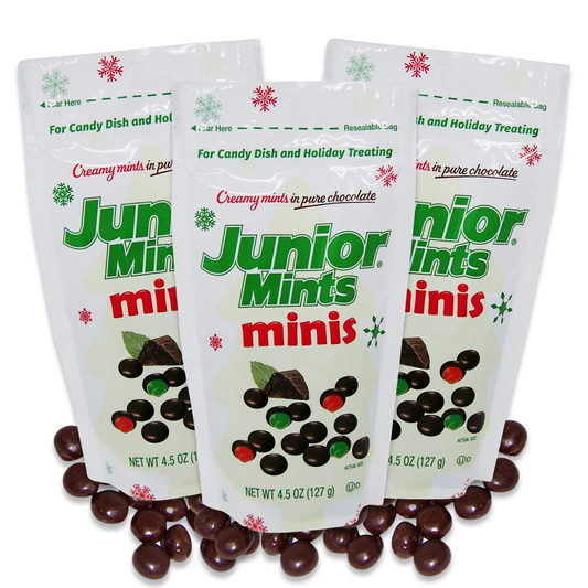 Junior Mints Holiday Mini's 4.5oz Pack of 3