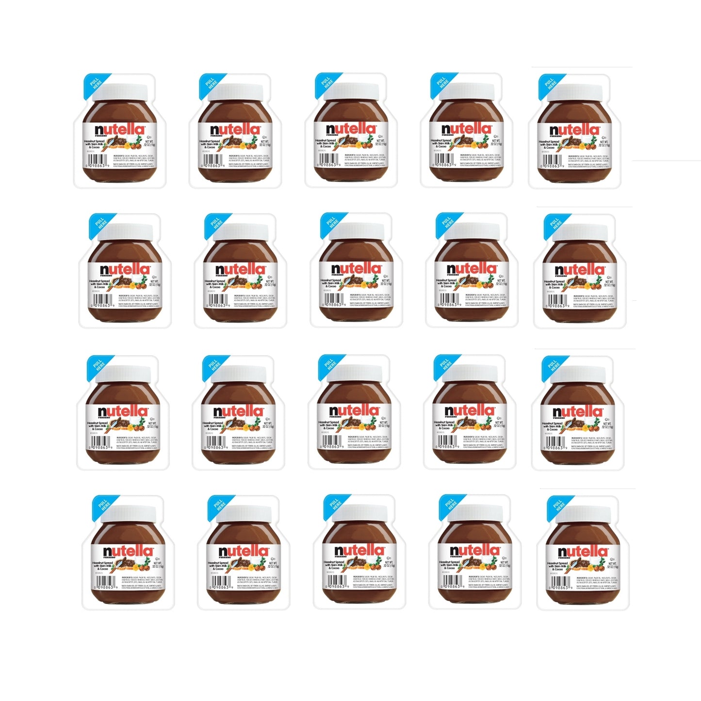 Nutella Mini Cups 20 Count Multi Pack