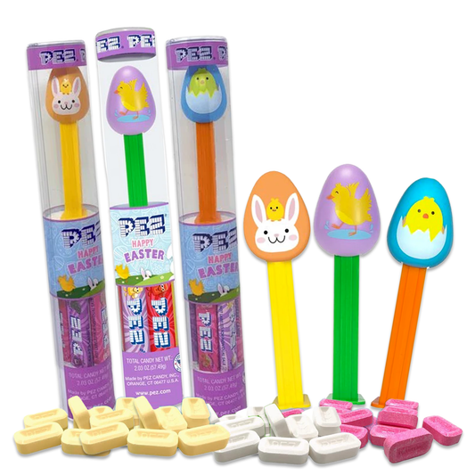 Easter Pez Candy Dispenser Tube 3 Pack. Pez Dispensers Bulk, Easter Basket Candy, Bunny Pez Dispenser, Easter Candy Pez, Easter Basket Candy Bulk