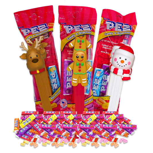 Pez Holiday Dispenser Pack of 3 Dispensers