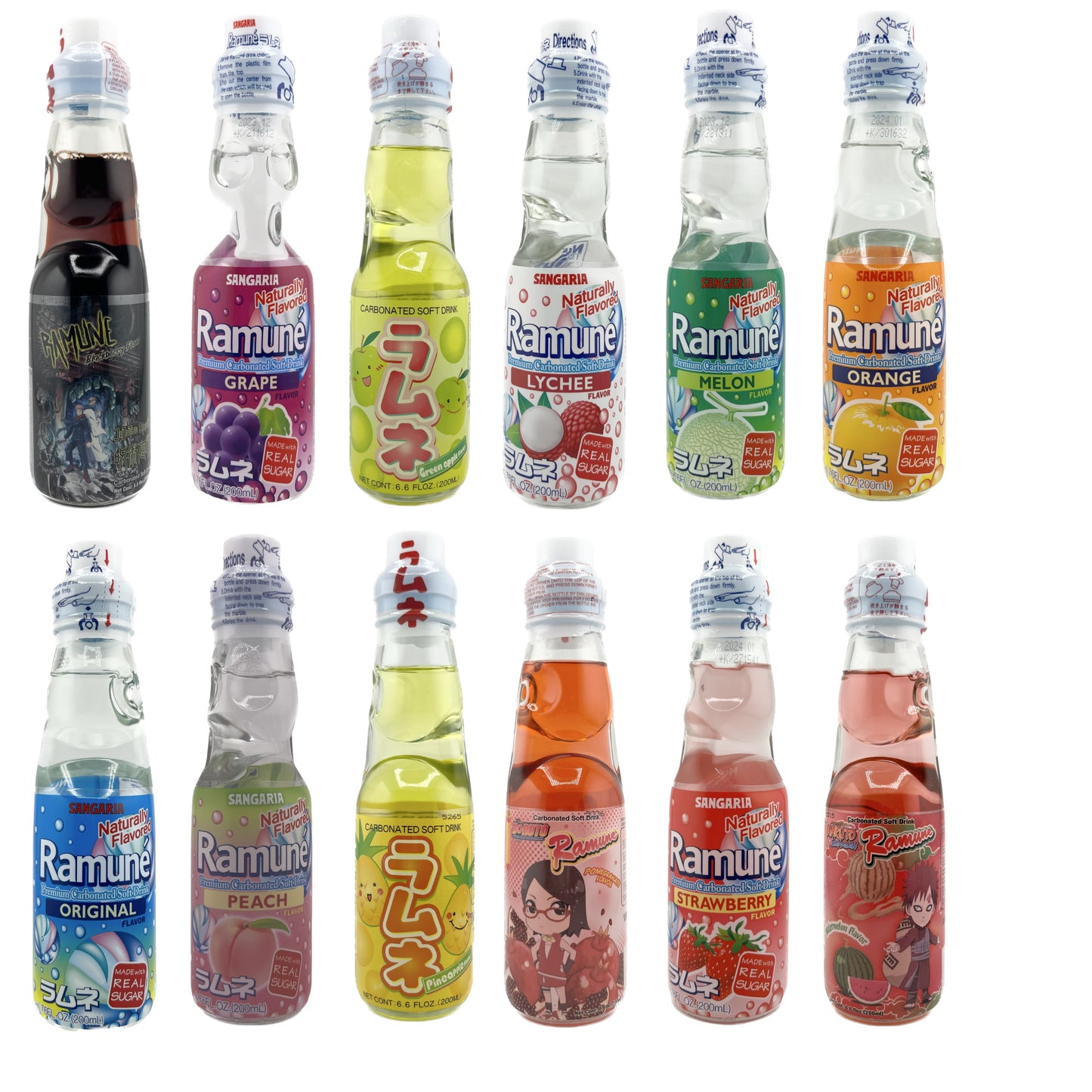 Ramune variety pack of 12