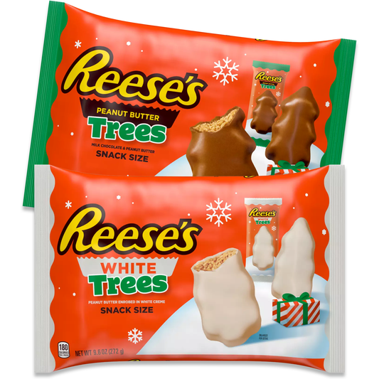 Reese's Christmas Trees White and Chocolate Variety Pack of 2