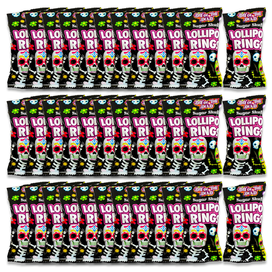 Day of the Dead Sugar Skull Pops Pack of 36