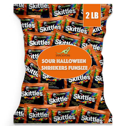 Skittles Sour Funsize Halloween Shriekers 2lb Bag