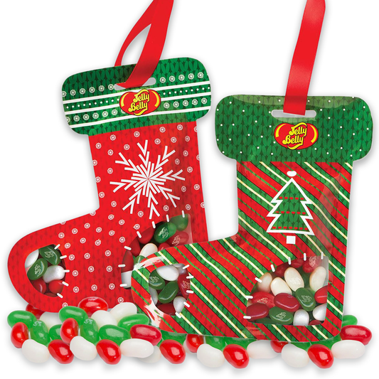 Jelly Bean Stocking 5.5oz Pack of 2. Jelly Beans Christmas Mix Stockings 5.5oz, 2 Pack. Christmas Jelly Beans. Green Jelly Beans, Red Candy Apple Mix