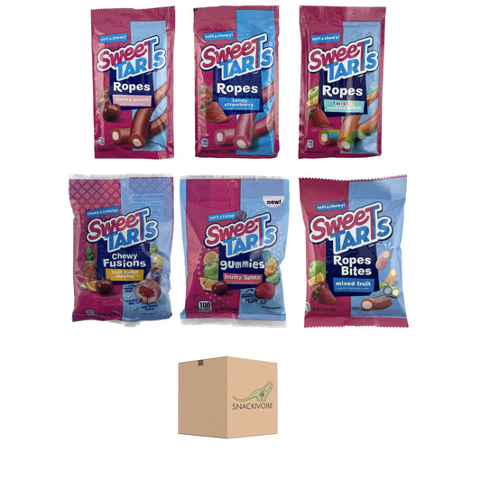 sweet tart ropes bites variety pack of 6