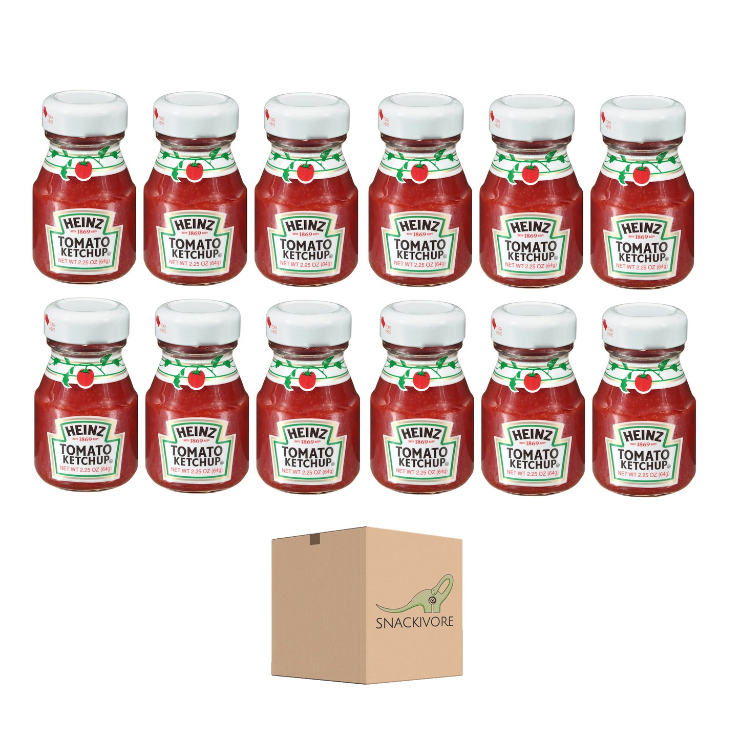 Heinz Mini Bottes Ketchup Pack of 12