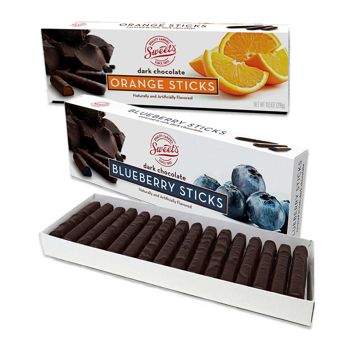 Sweets Sticks Blueberry and Dark Chocolate Orange