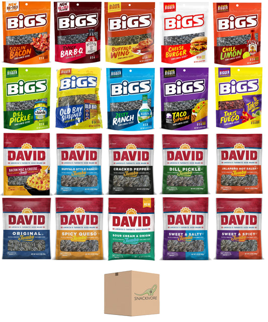 ultimate sunflower seeds variety pack of 20 flavors