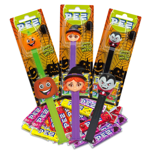 PEZ Halloween Dispensers Pack of 3 Individual Dispensers