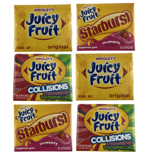 Juicy Fruit Variety 6 Pack